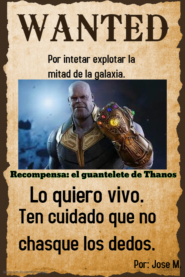 Jose. Thanos