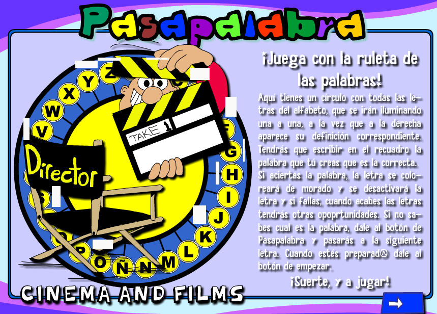 Pasapalabra De Cine In English Blog De Alqueria Tic