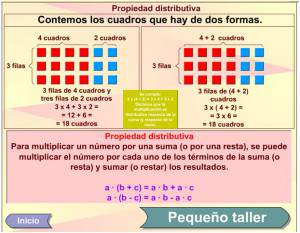 propiedad distributiva