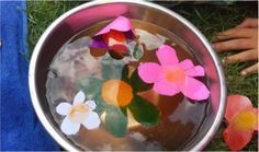 verdes flores que se abren