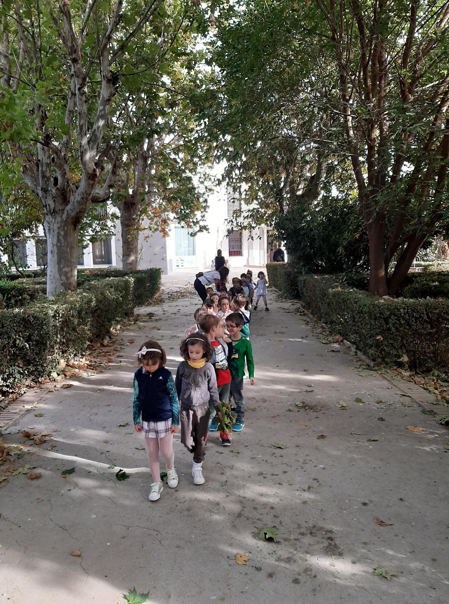 Saliendo del colegio