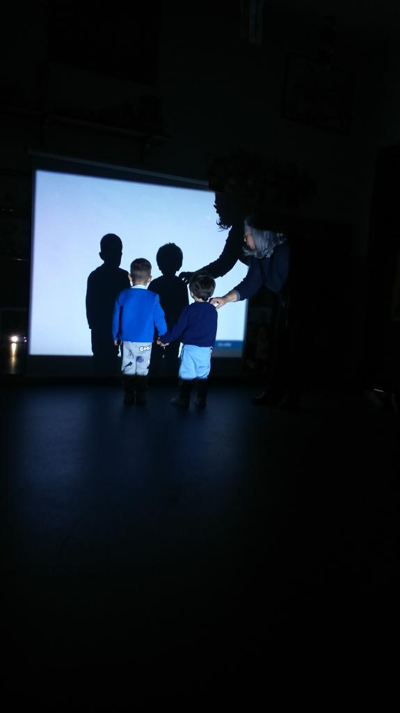 Luces y sombras en Infantil  Día de la Linterna en Clase de dos años -  Colegio Zola Villafranca
